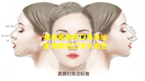 假体隆胸伤口有渗出液 隆胸伤口多久愈合